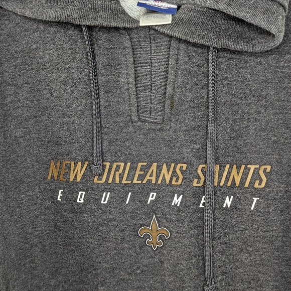 New Orleans Saints Equipment NFL Hooded Sweatshirt Men's XL - Picture 2 of 6